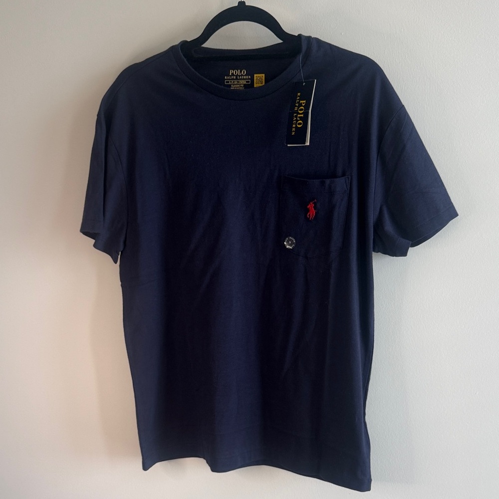 Polo by Ralph Lauren Men's Dark Blue Tee